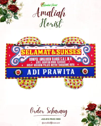 Karangan Bunga Ucapan Selamat cilegong