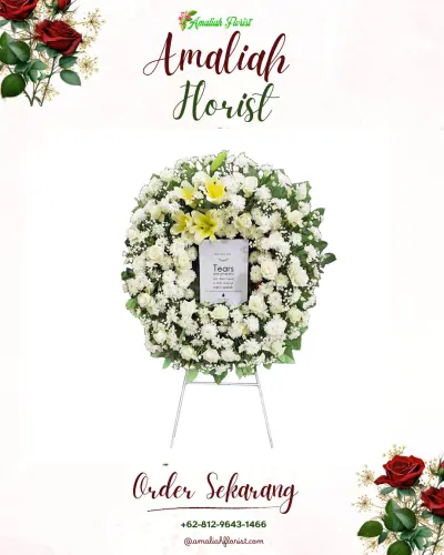 Krans Bunga Duka Cita cilegong